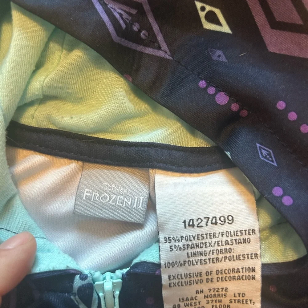 Frozen Jacket with Purple and Blue Pattern